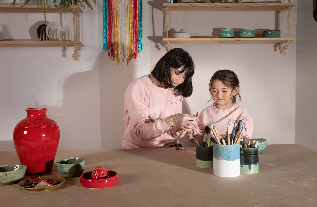 Organic Winter Sweatshirt Bass Pink for Women