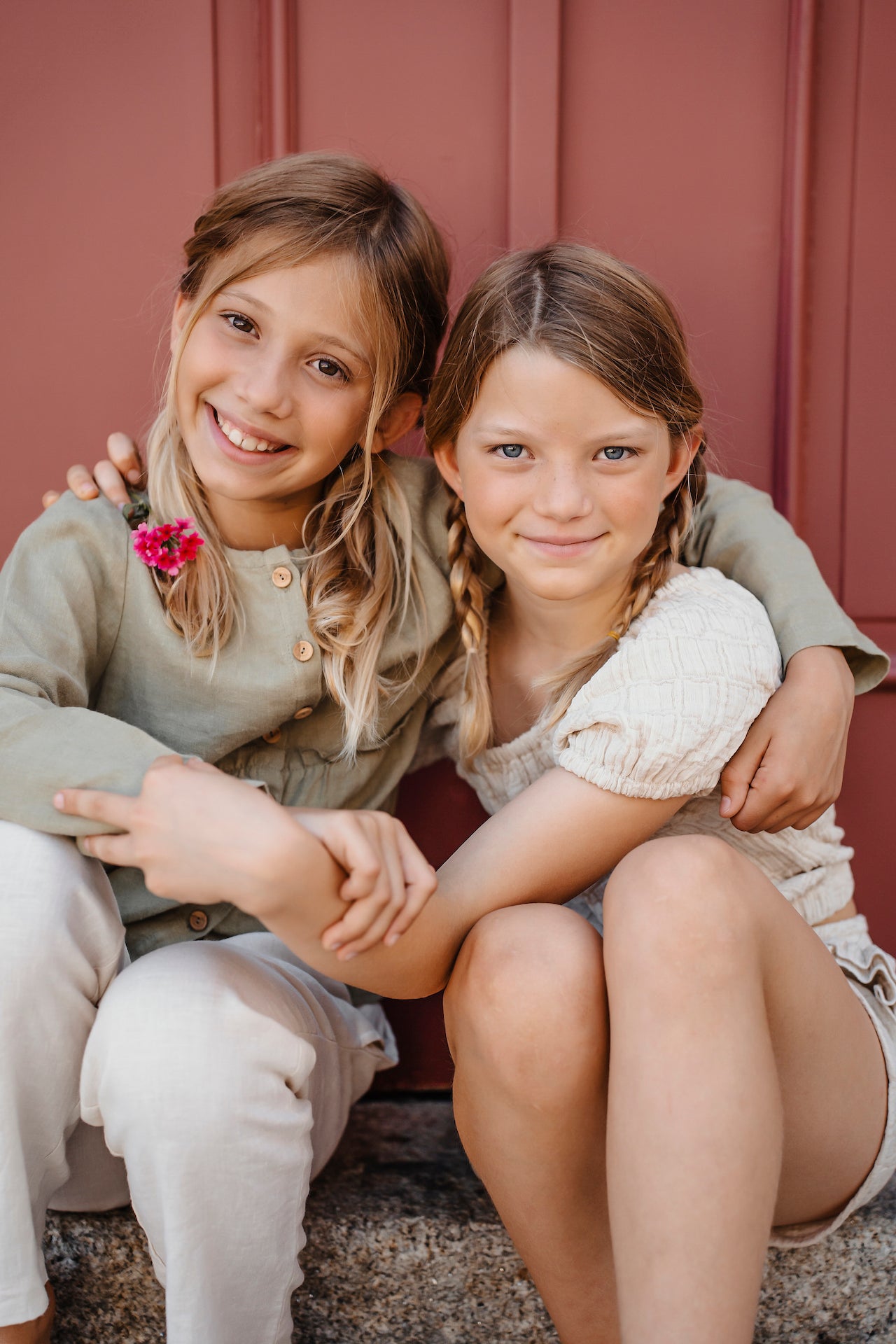 Linen Pants Dawn Sienna Cream | Peter Jo Natural Clothing