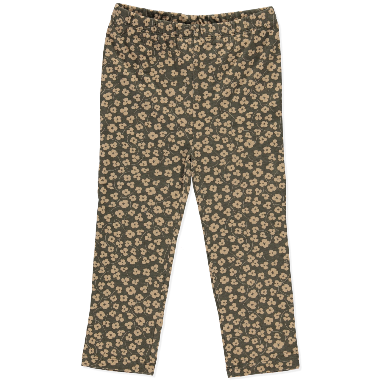 organic baby leggings printed flower | peter jo