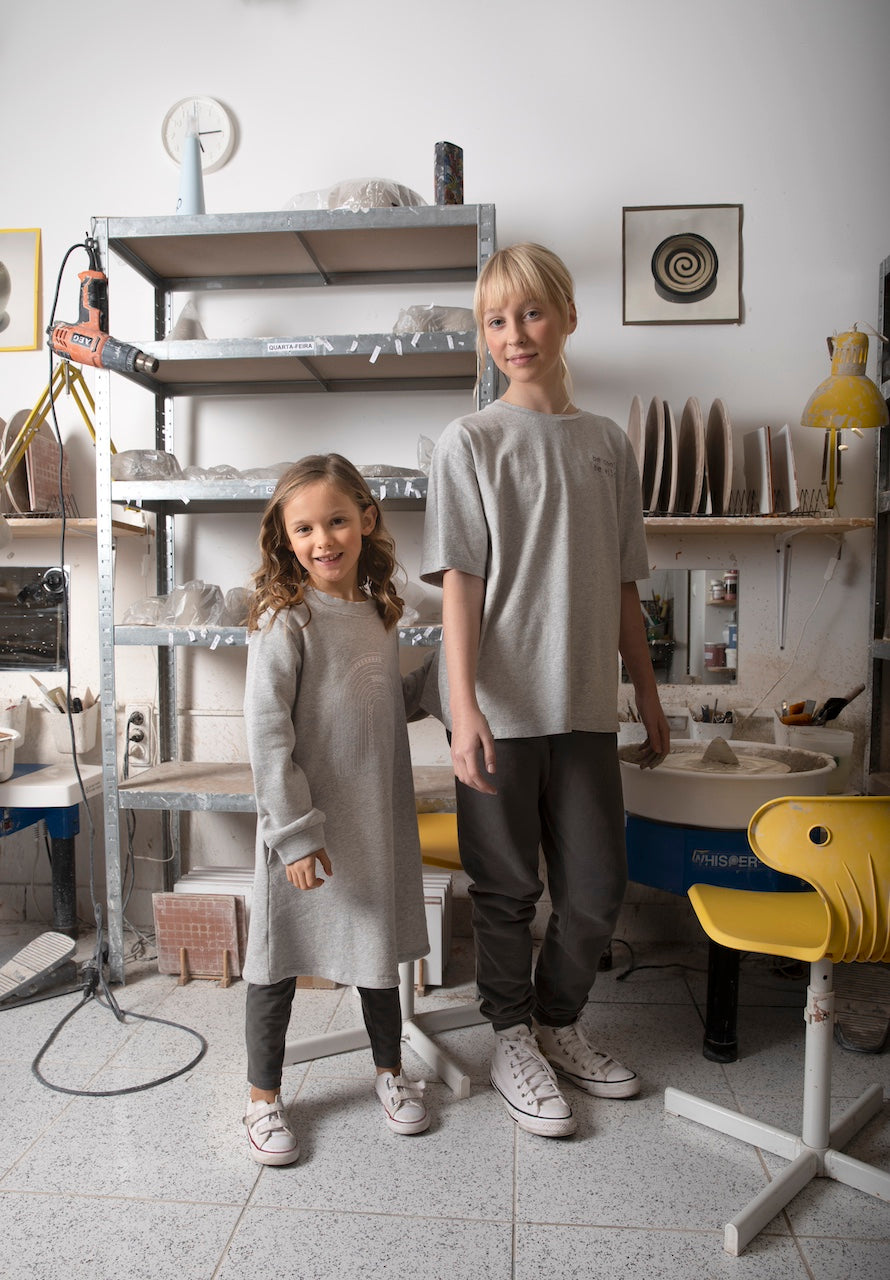 Pants Eddy Grey Unisex | Peter Jo Natural