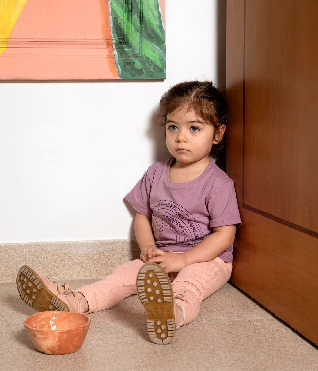 Organic Baby Leggings - Pink Mini Leggings