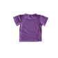 Organic Baby T-Shirt - Purple Rainbow Print