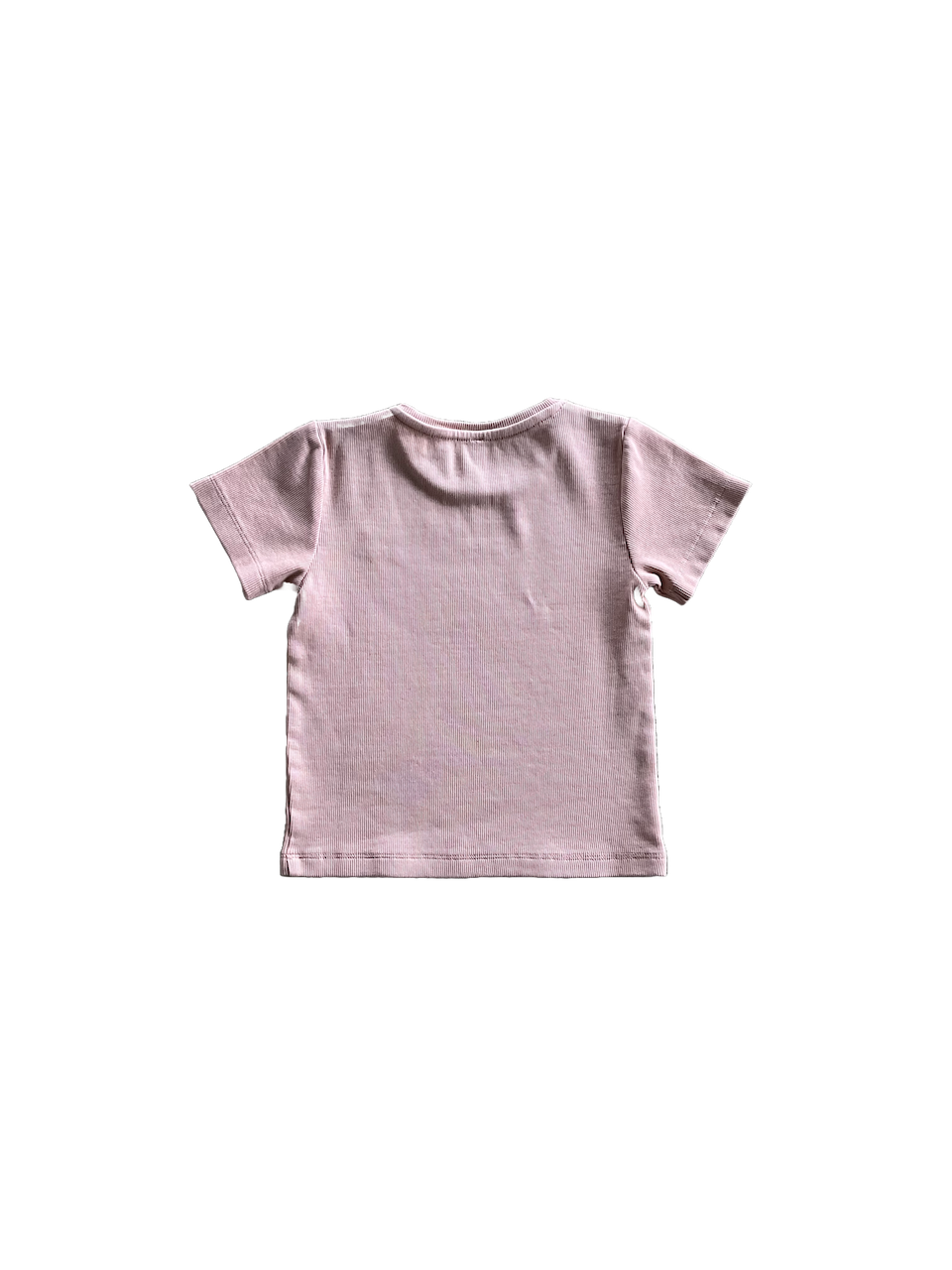 pink ribbed baby shirt. louise | peter jo
