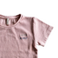 pink ribbed baby shirt. louise | peter jo